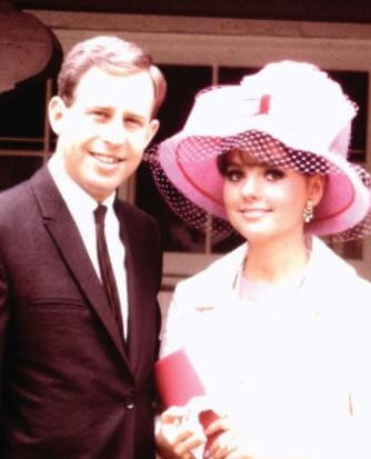 Larry Rosen With Dawn Wells at Dawn's friend wedding